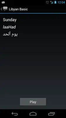 Libyan Basic Phrases android App screenshot 6